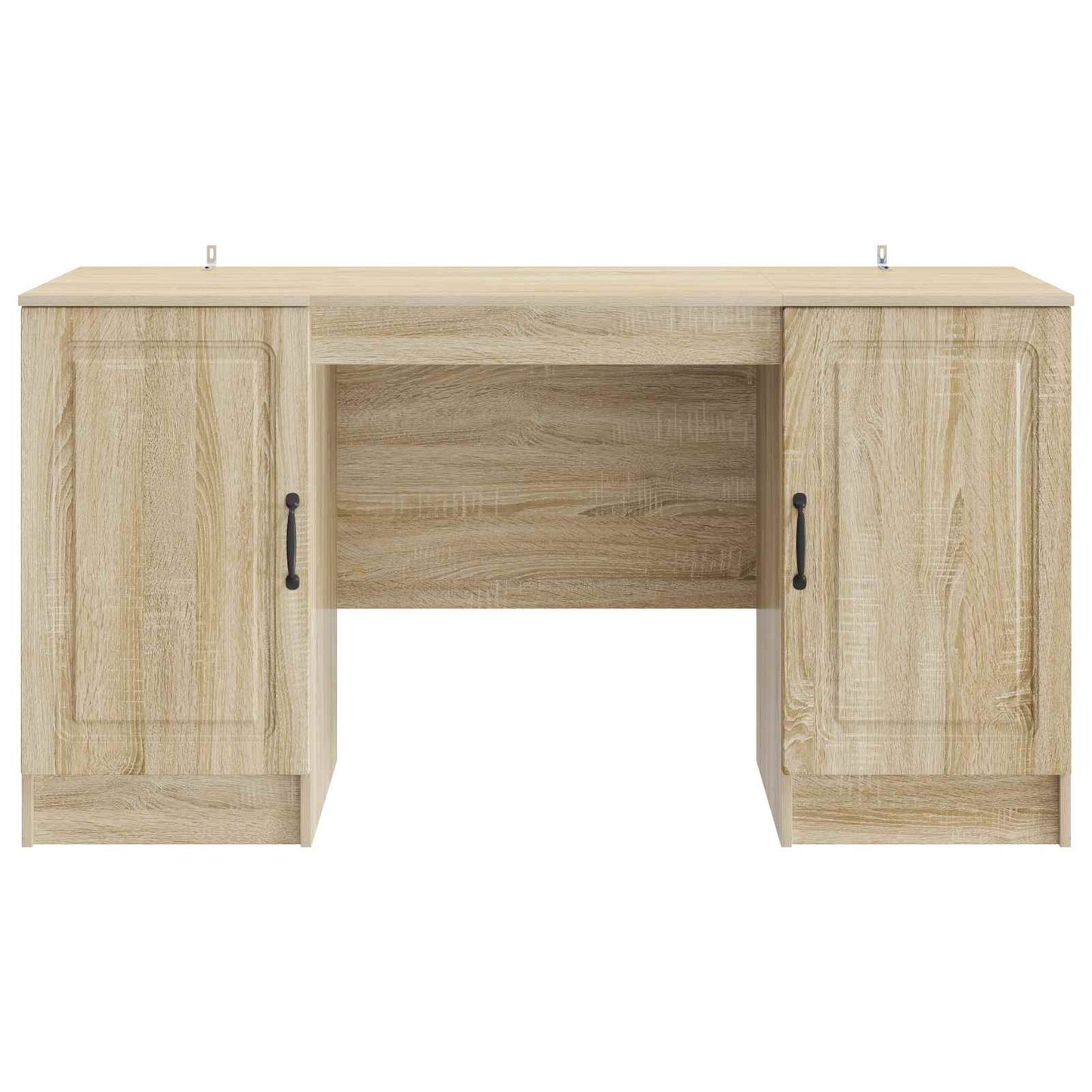 Desk with Shelf Sonoma Oak 142.5 x 50 x 75 cm Engineered Wood