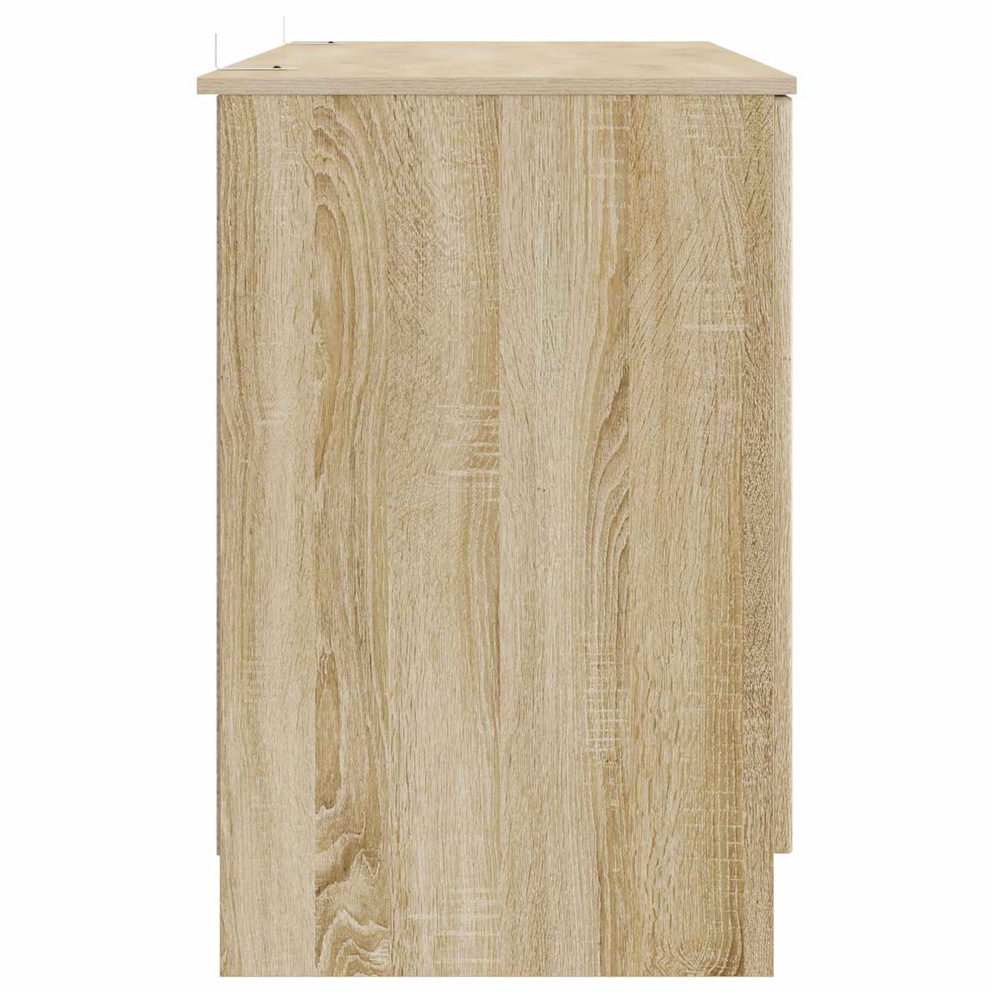 Desk with Shelf Sonoma Oak 142.5 x 50 x 75 cm Engineered Wood