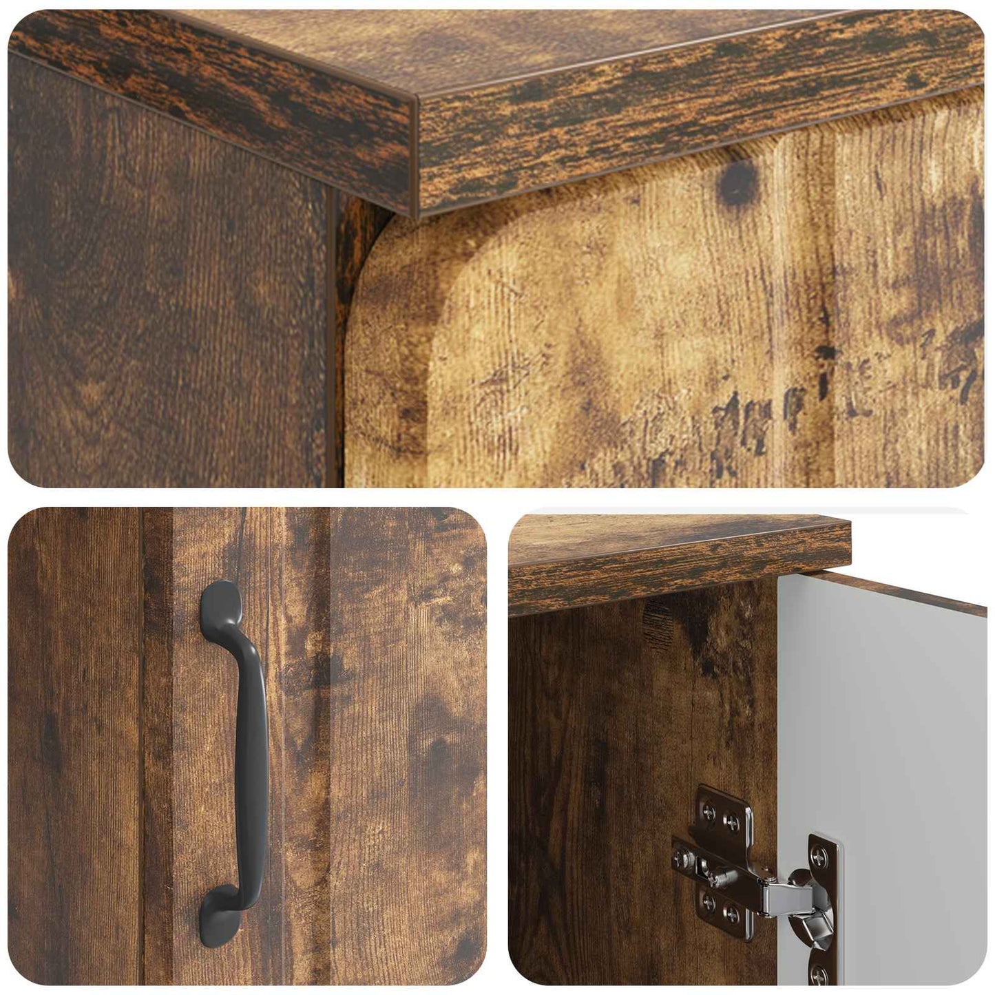 Desk with Shelf Smoked Oak 142.5 x 50 x 75 cm Engineered Wood