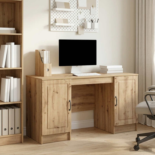 Desk Artisan Oak 142.5 x 50 x 75 cm Engineered Wood