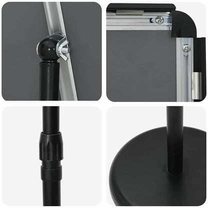 Trade Show Displays Black 25 x 25 x 125 cm Aluminum