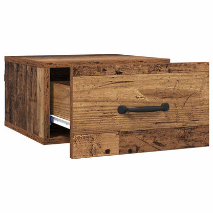 Bedside Cabinet Old Wood 35 x 35 x 20 cm Engineered Wood