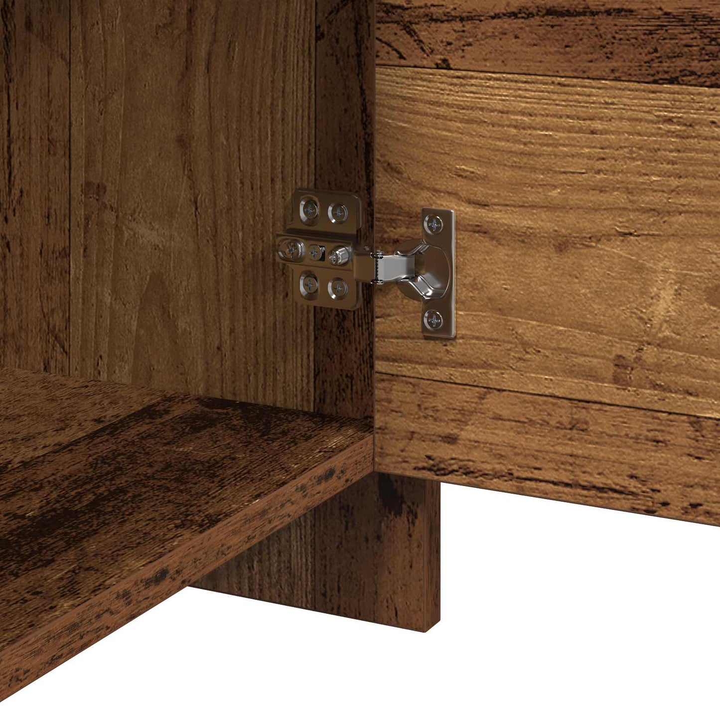 Bedside Cabinet Old Wood 45 x 34 x 44.5 cm Engineered Wood