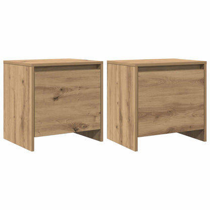 Bedside Cabinet Artisian Oak 45 x 34 x 44.5 cm Engineered Wood