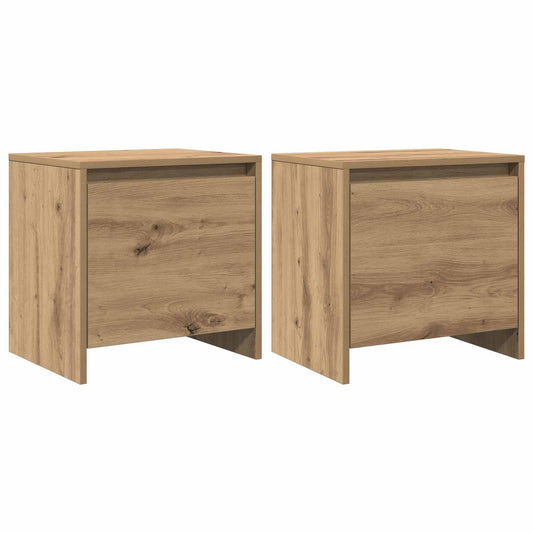 Bedside Cabinet Artisian Oak 45 x 34 x 44.5 cm Engineered Wood
