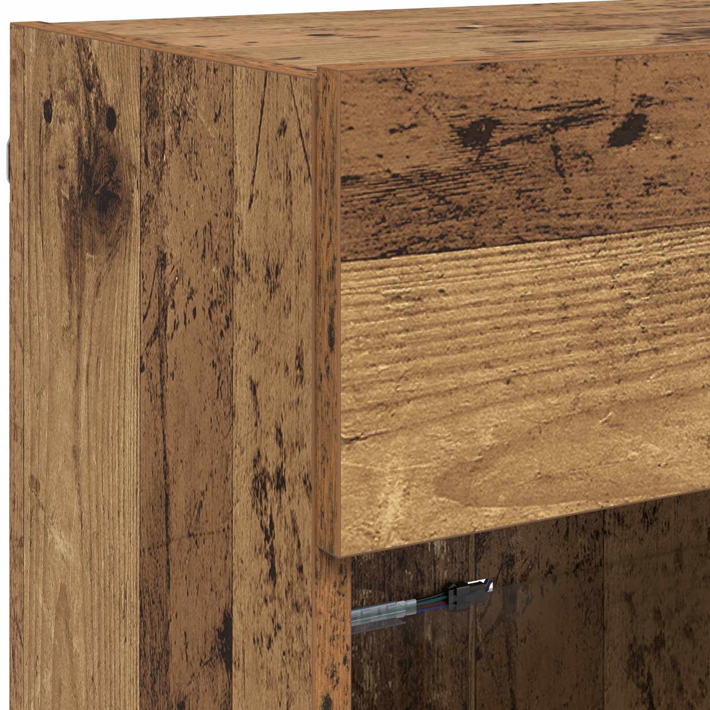 TV Wall Cabinet Old Wood 98.5 x 30 x 60.5 cm Engineered Wood