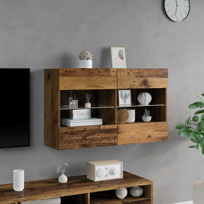 TV Wall Cabinet Old Wood 98.5 x 30 x 60.5 cm Engineered Wood