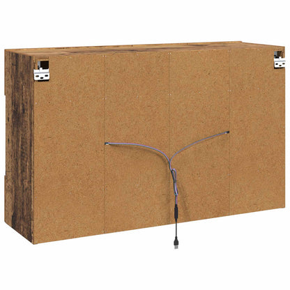 TV Wall Cabinet Old Wood 98.5 x 30 x 60.5 cm Engineered Wood