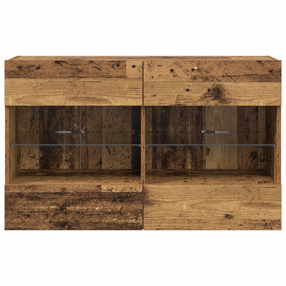 TV Wall Cabinet Old Wood 98.5 x 30 x 60.5 cm Engineered Wood