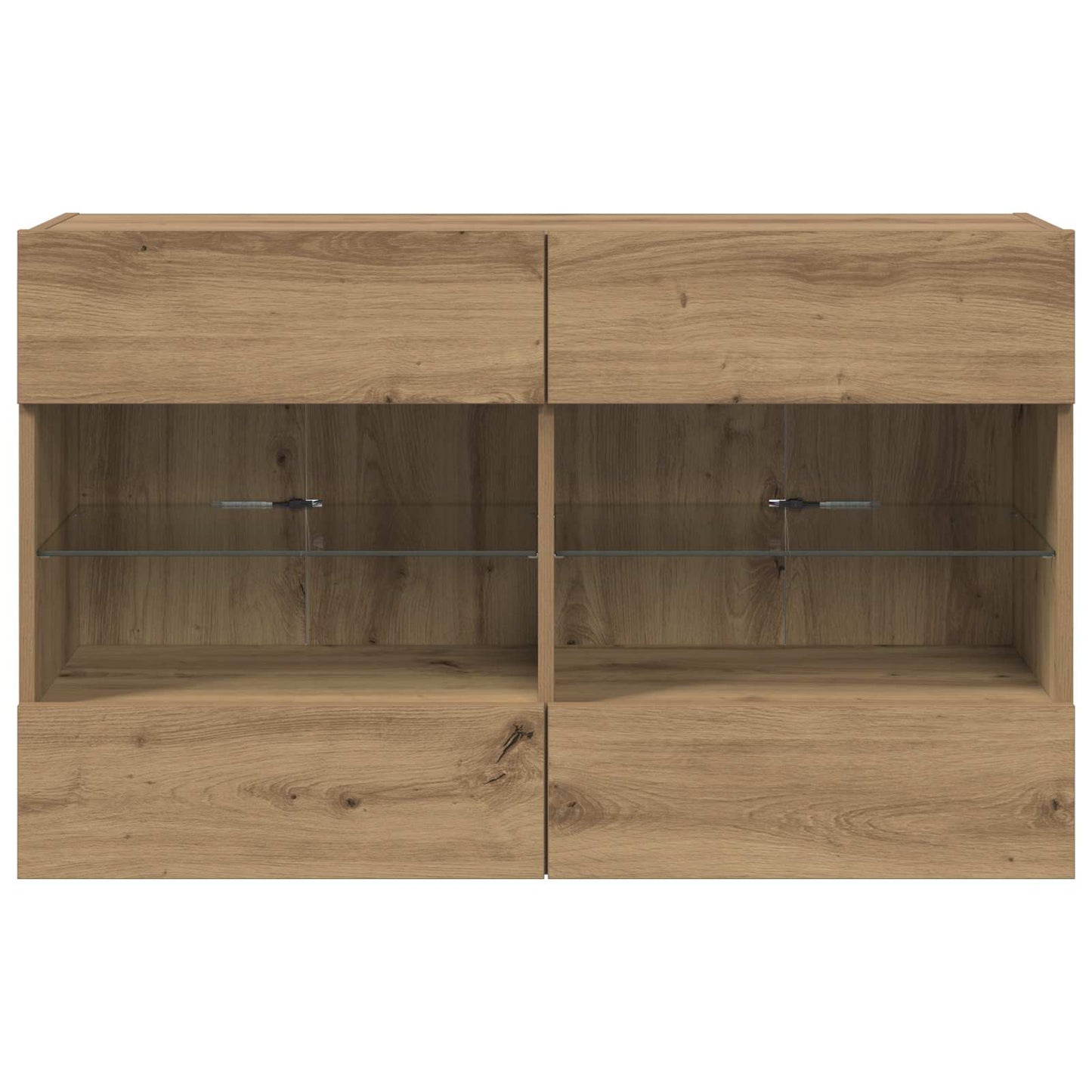 TV Wall Cabinet Artisan Oak 98.5 x 30 x 60.5 cm Engineered Wood