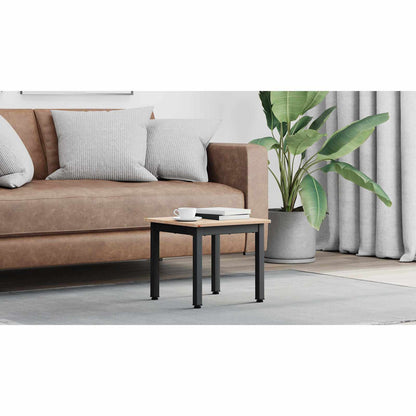 Coffee Table Natural 40 x 40 x 36 cm Solid Pine Wood