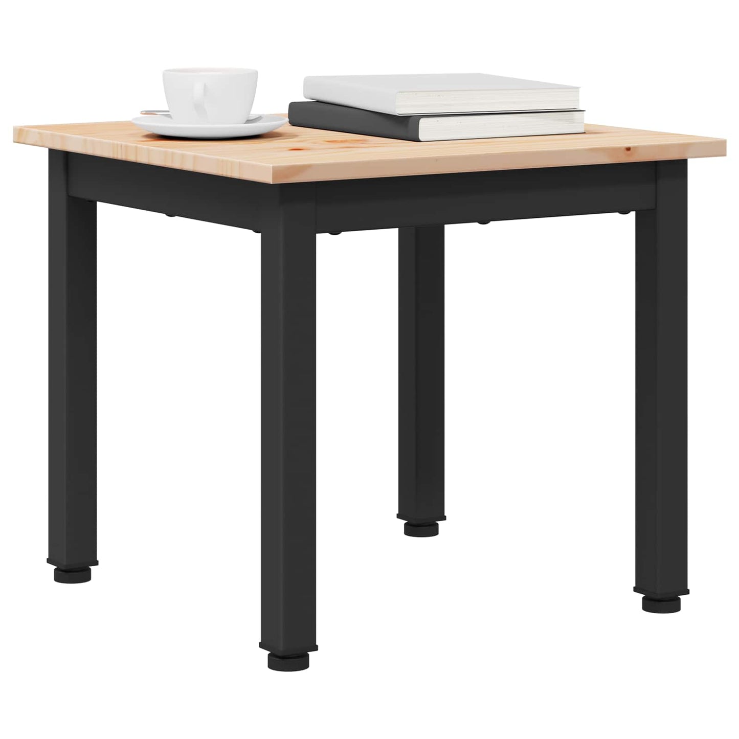 Coffee Table Natural 40 x 40 x 36 cm Solid Pine Wood