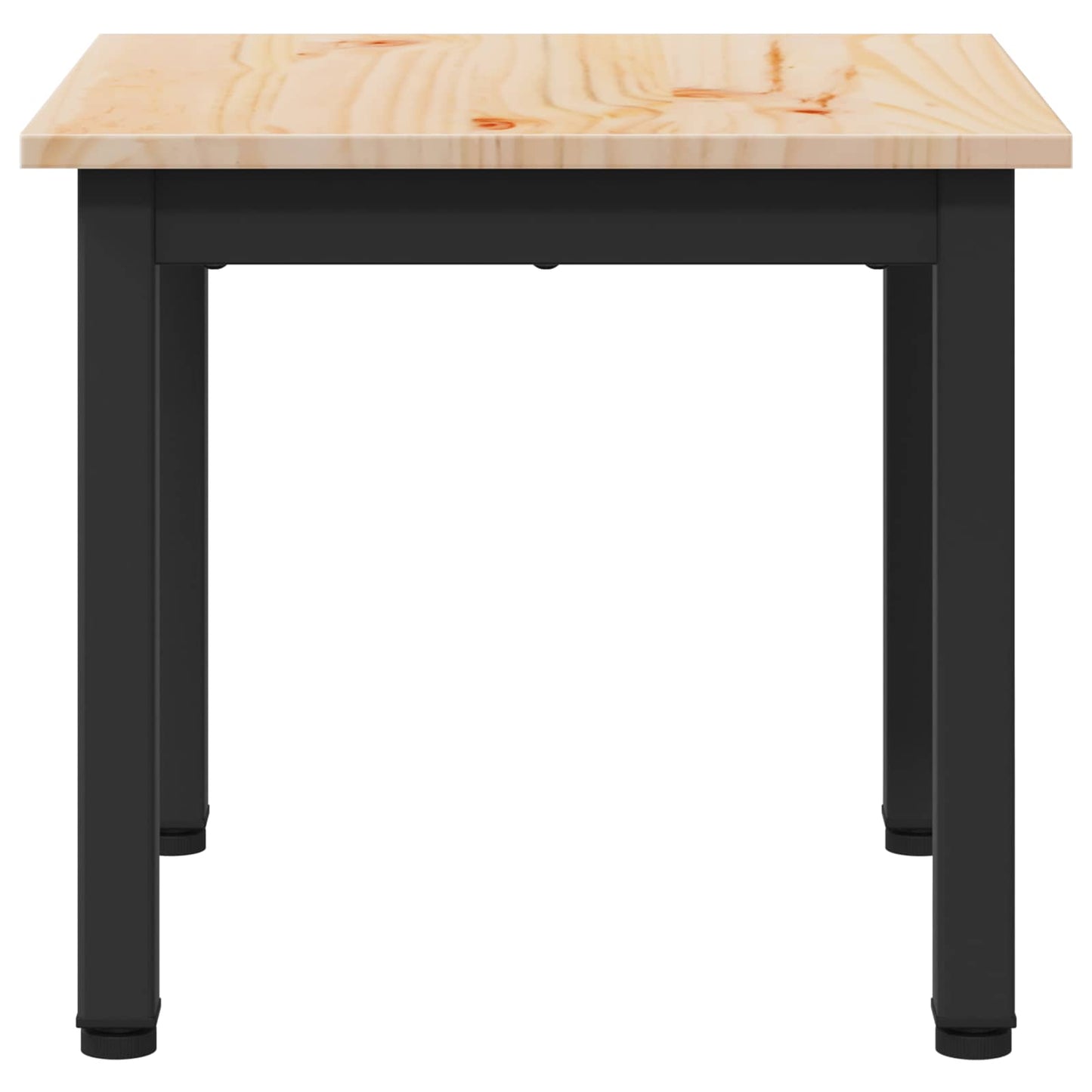 Coffee Table Natural 40 x 40 x 36 cm Solid Pine Wood