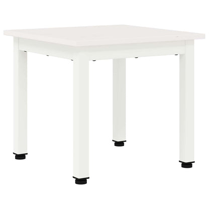 Coffee Table White 40 x 40 x 36 cm Solid Pine Wood