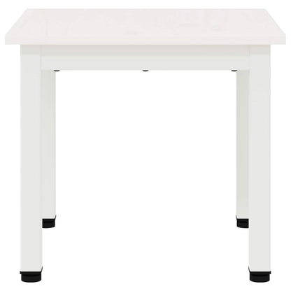 Coffee Table White 40 x 40 x 36 cm Solid Pine Wood
