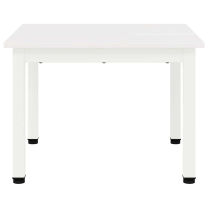 Coffee Table White 50 x 50 x 36 cm Solid Pine Wood