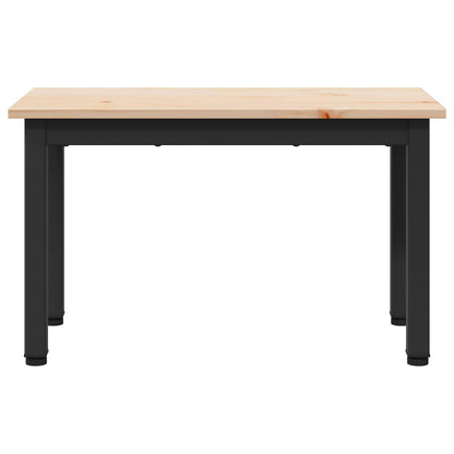 Coffee Table Natural 60 x 30 x 36 cm Solid Pine Wood