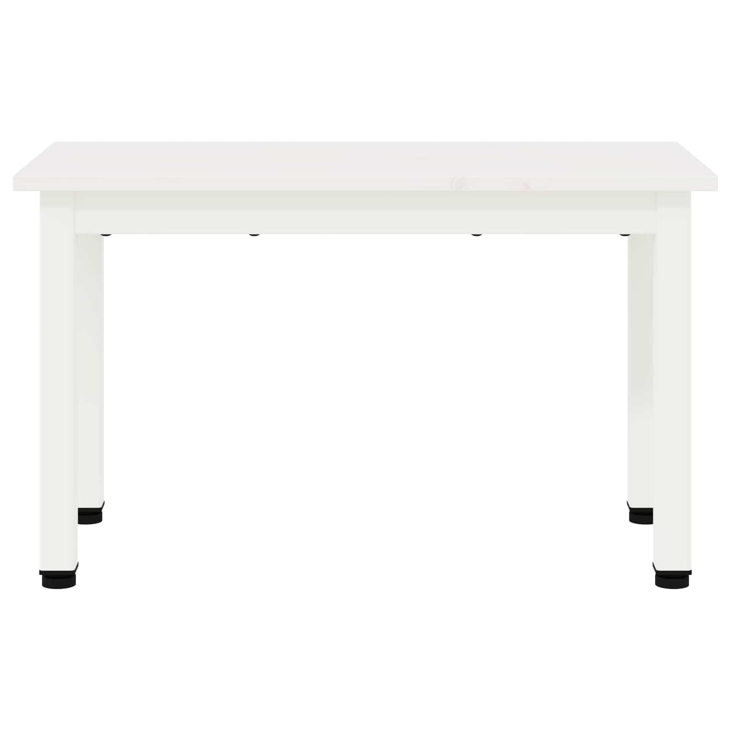 Coffee Table White 60 x 30 x 36 cm Solid Pine Wood