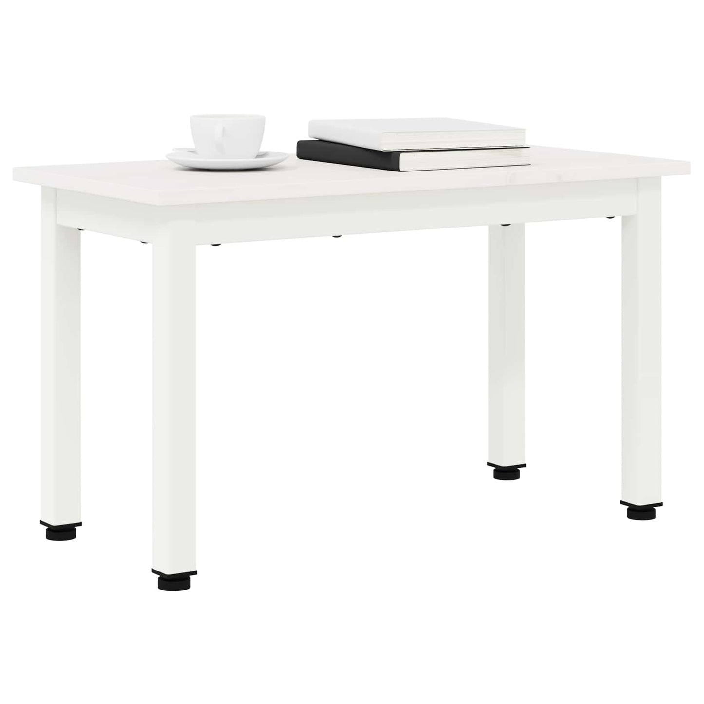 Coffee Table White 60 x 30 x 36 cm Solid Pine Wood