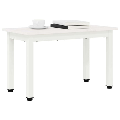 Coffee Table White 60 x 30 x 36 cm Solid Pine Wood