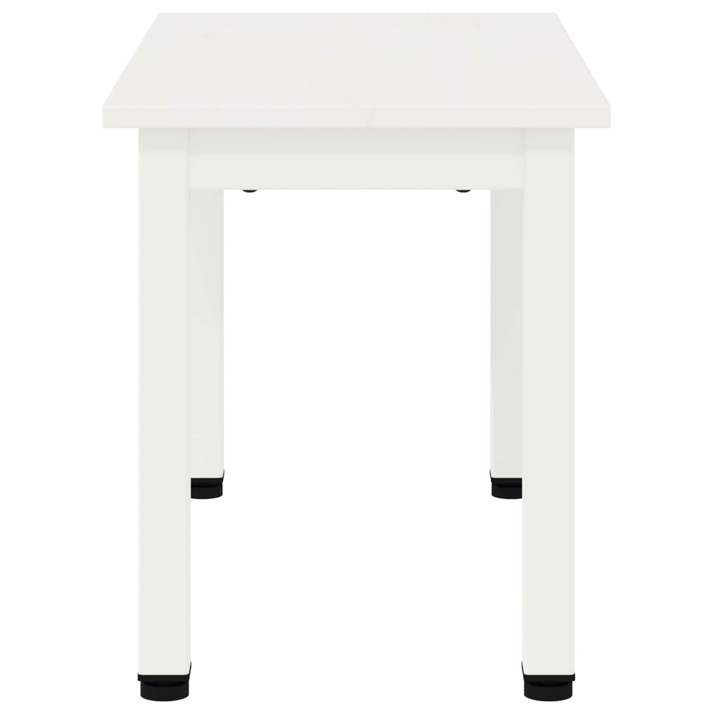 Coffee Table White 60 x 30 x 36 cm Solid Pine Wood