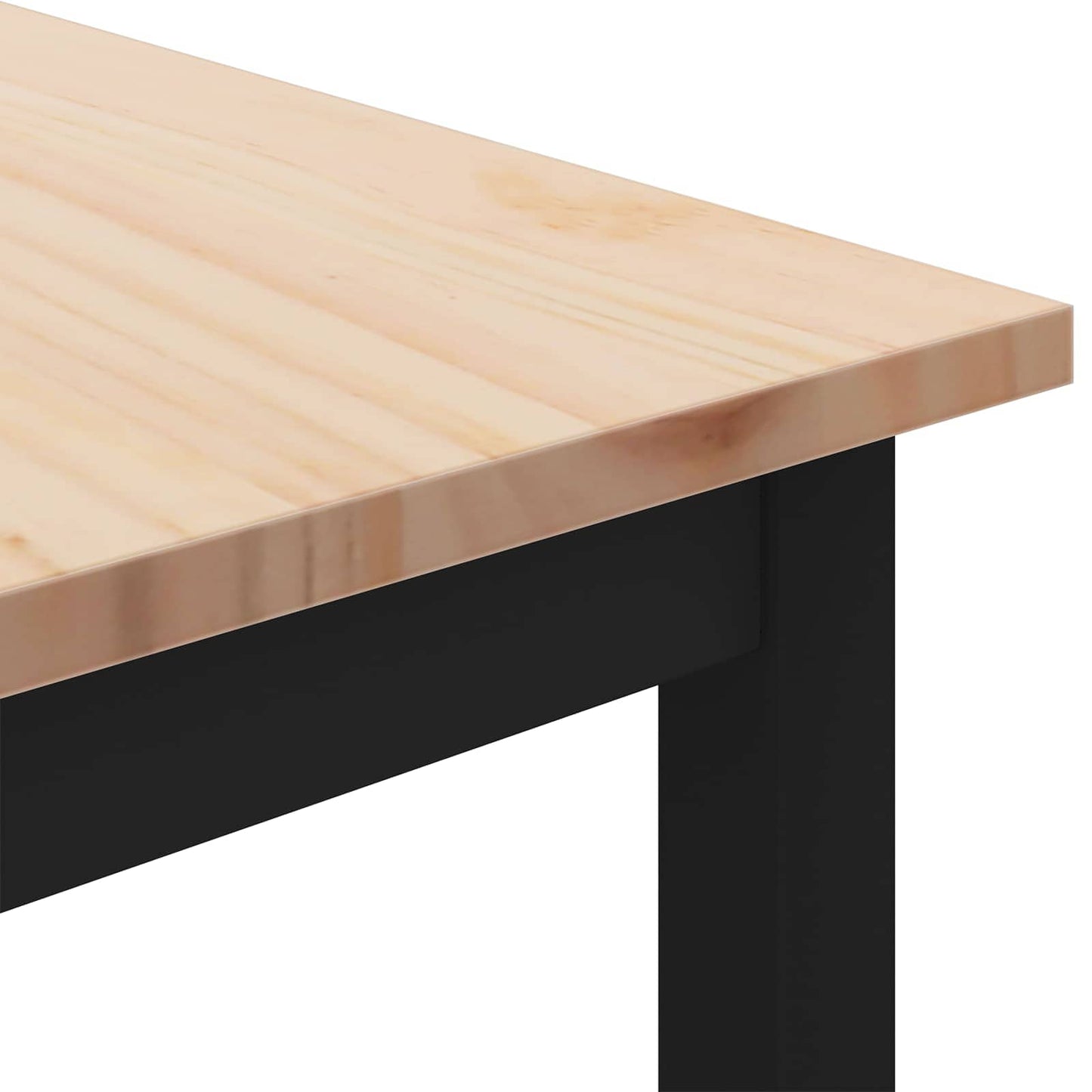 Coffee Table Natural 60 x 60 x 36 cm Solid Pine Wood
