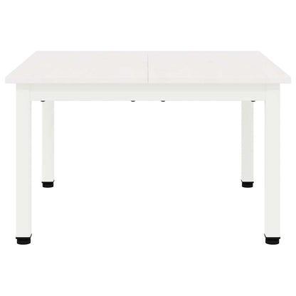 Coffee Table White 60 x 60 x 36 cm Solid Pine Wood