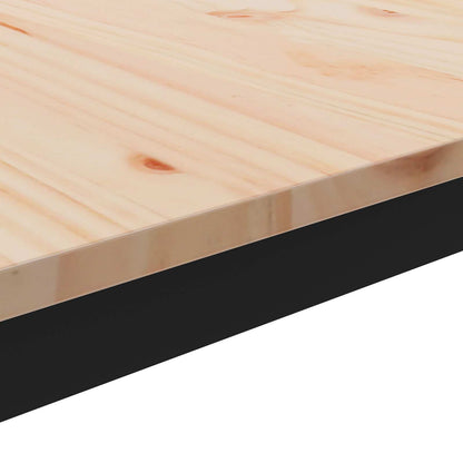 Coffee Table Natural 60 x 50 x 36 cm Solid Pine Wood