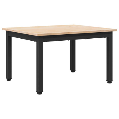 Coffee Table Natural 60 x 50 x 36 cm Solid Pine Wood