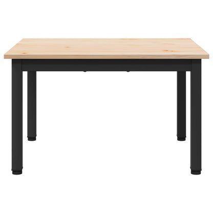 Coffee Table Natural 60 x 50 x 36 cm Solid Pine Wood