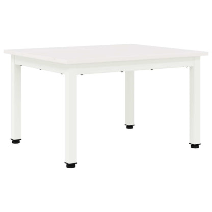 Coffee Table White 60 x 50 x 36 cm Solid Pine Wood
