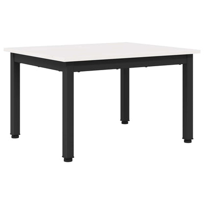 Coffee Table White 60 x 50 x 36 cm Solid Pine Wood