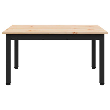 Coffee Table Natural 70 x 50 x 36 cm Solid Pine Wood