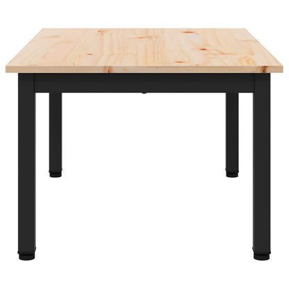 Coffee Table Natural 70 x 50 x 36 cm Solid Pine Wood