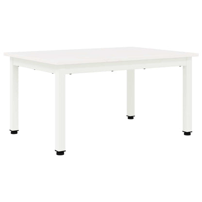 Coffee Table White 70 x 50 x 36 cm Solid Pine Wood