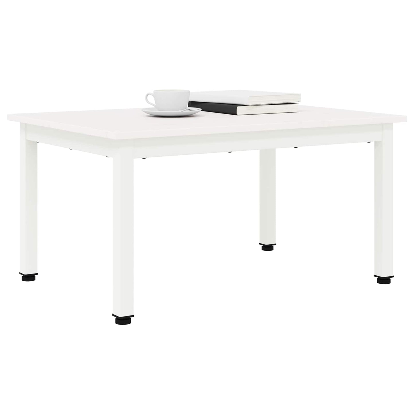 Coffee Table White 70 x 50 x 36 cm Solid Pine Wood