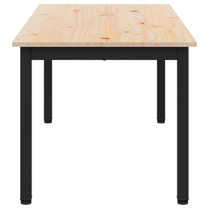Coffee Table Natural 100 x 50 x 45 cm Solid Pine Wood