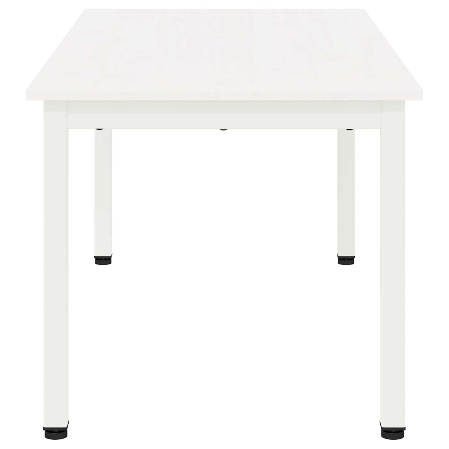 Coffee Table White 100 x 50 x 45 cm Solid Pine Wood