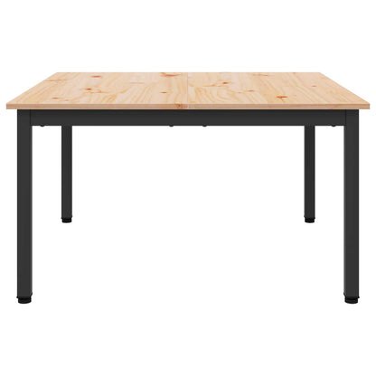 Coffee Table Natural 80 x 80 x 45 cm Solid Pine Wood