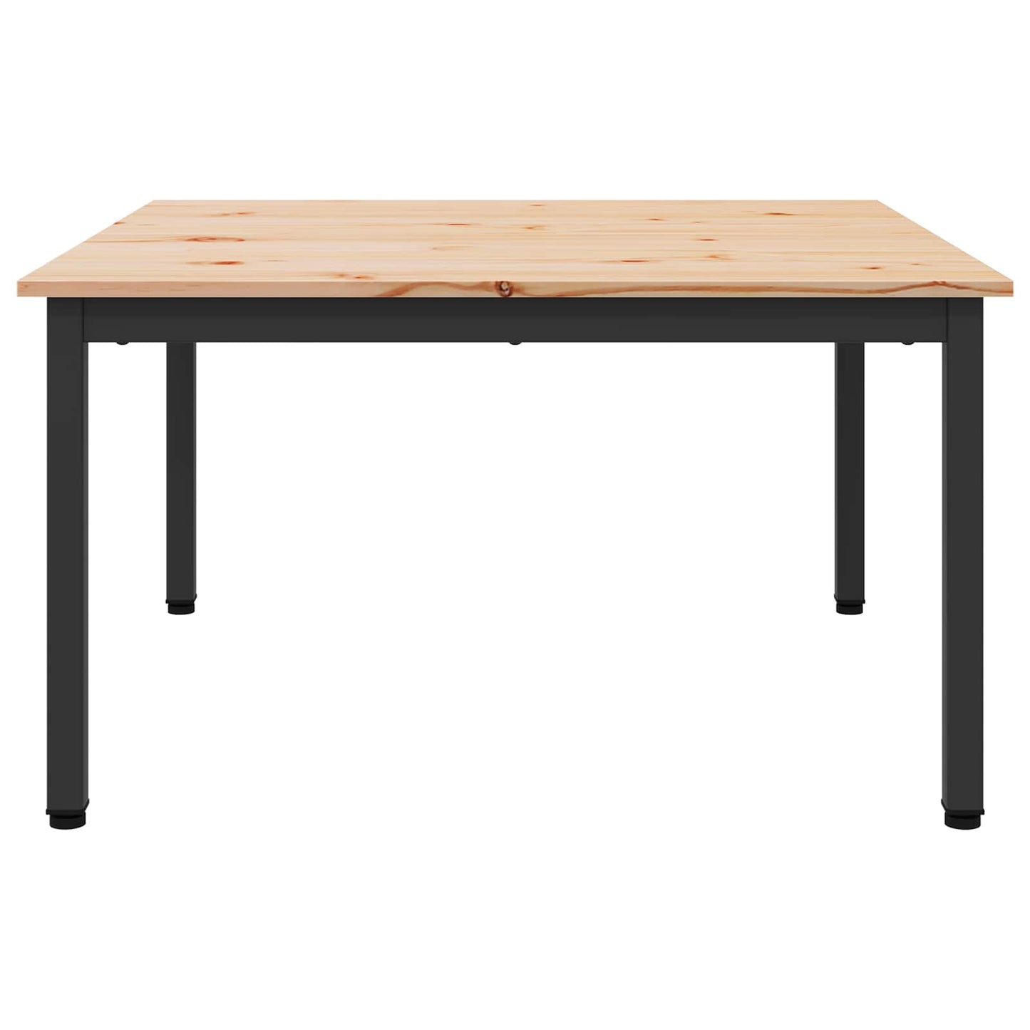 Coffee Table Natural 80 x 80 x 45 cm Solid Pine Wood