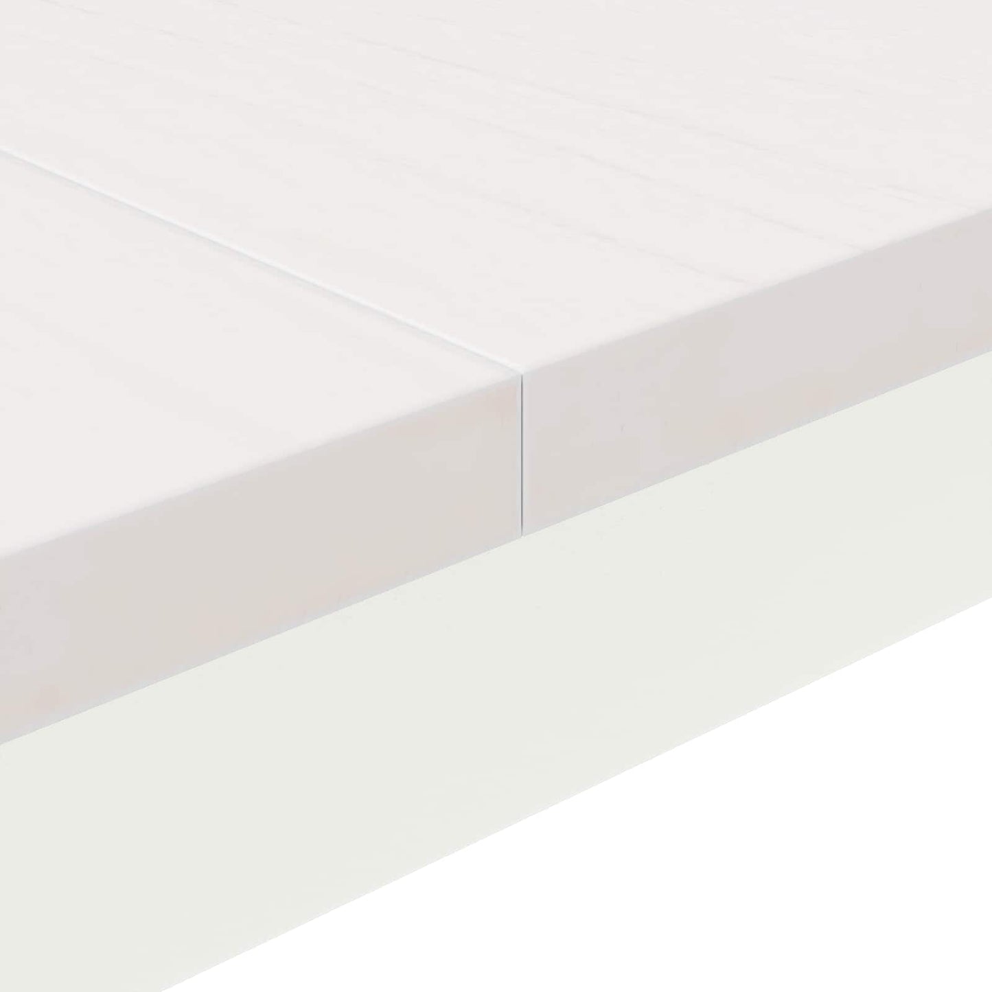 Coffee Table White 80 x 80 x 45 cm Solid Pine Wood