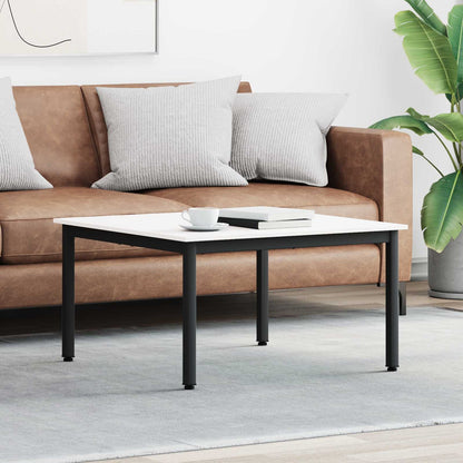 Coffee Table White 80 x 80 x 45 cm Solid Pine Wood