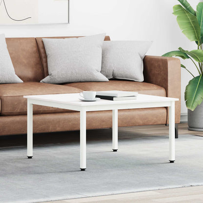 Coffee Table White 80 x 80 x 45 cm Solid Pine Wood