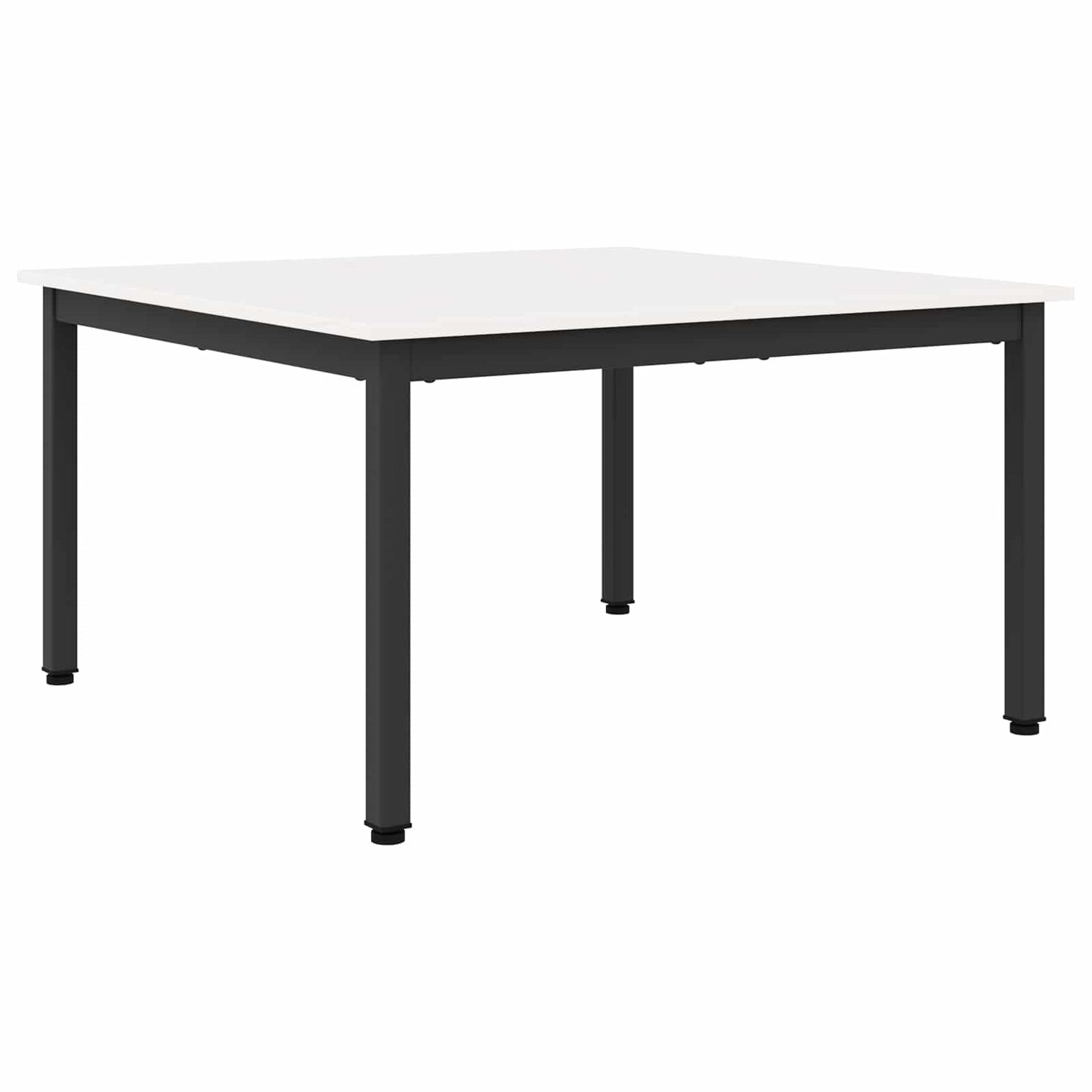 Coffee Table White 80 x 80 x 45 cm Solid Pine Wood