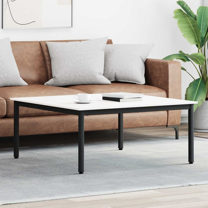 Coffee Table White 100 x 100 x 45 cm Solid Pine Wood