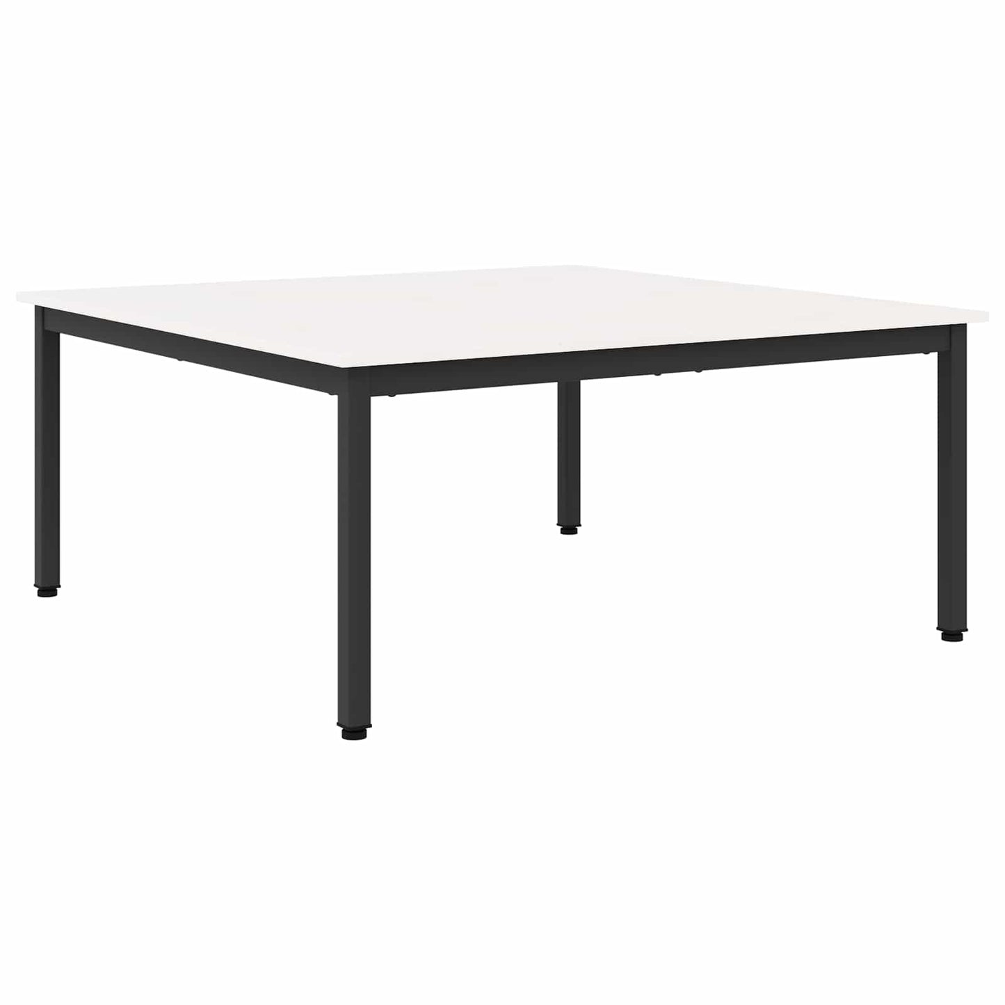 Coffee Table White 100 x 100 x 45 cm Solid Pine Wood
