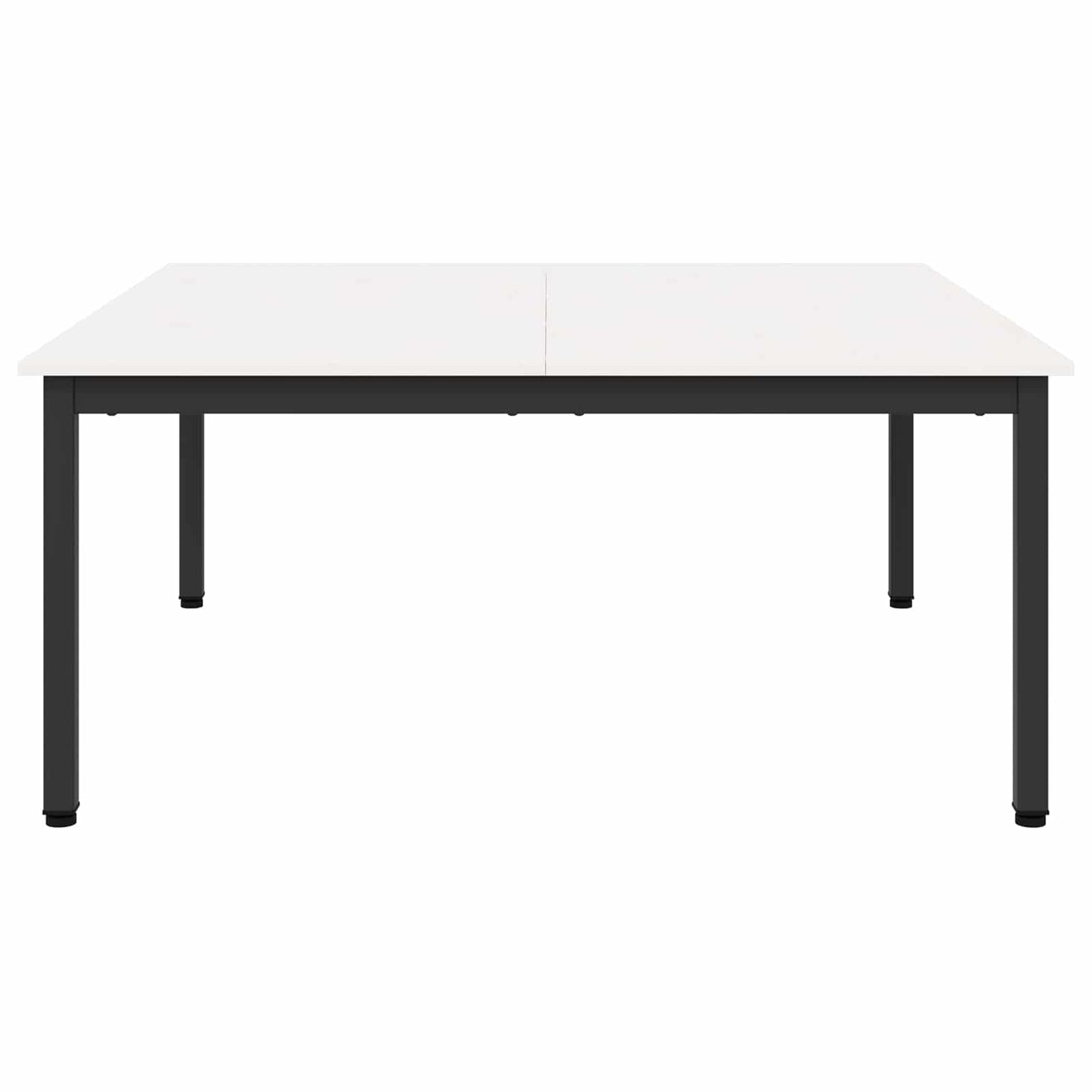 Coffee Table White 100 x 100 x 45 cm Solid Pine Wood