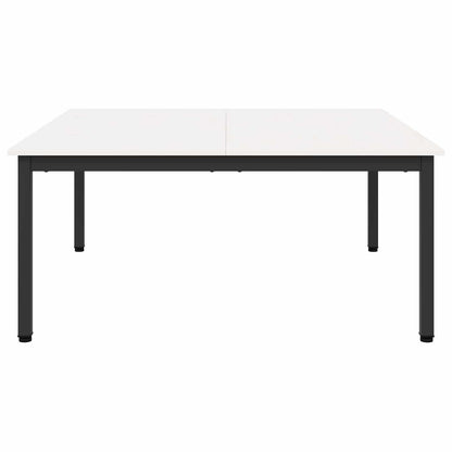 Coffee Table White 100 x 100 x 45 cm Solid Pine Wood