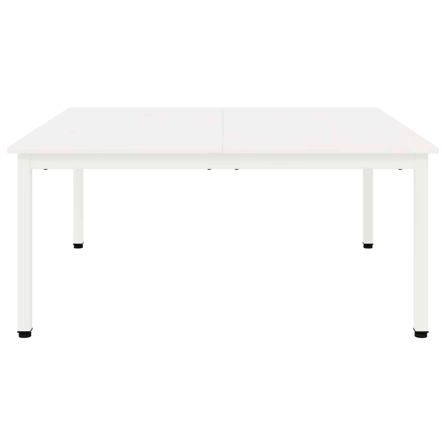 Coffee Table White 100 x 100 x 45 cm Solid Pine Wood