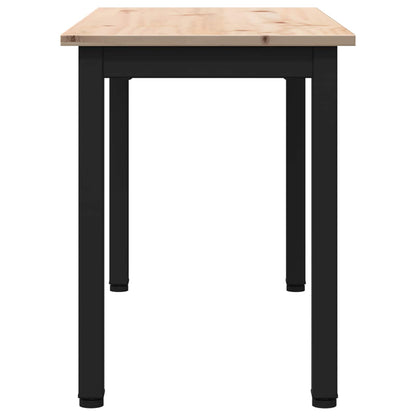 Bench Natural 80 x 35 x 45 cm Solid Pine Wood